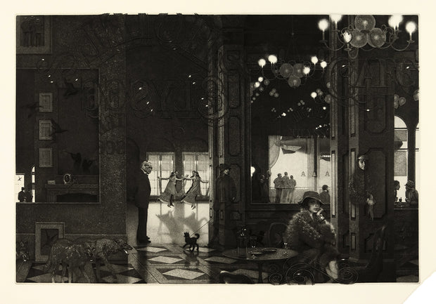 Interiors IV: Hotel Paradise Cafe by Peter Milton - Davidson Galleries