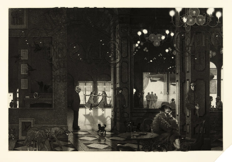 Interiors IV: Hotel Paradise Cafe by Peter Milton - Davidson Galleries