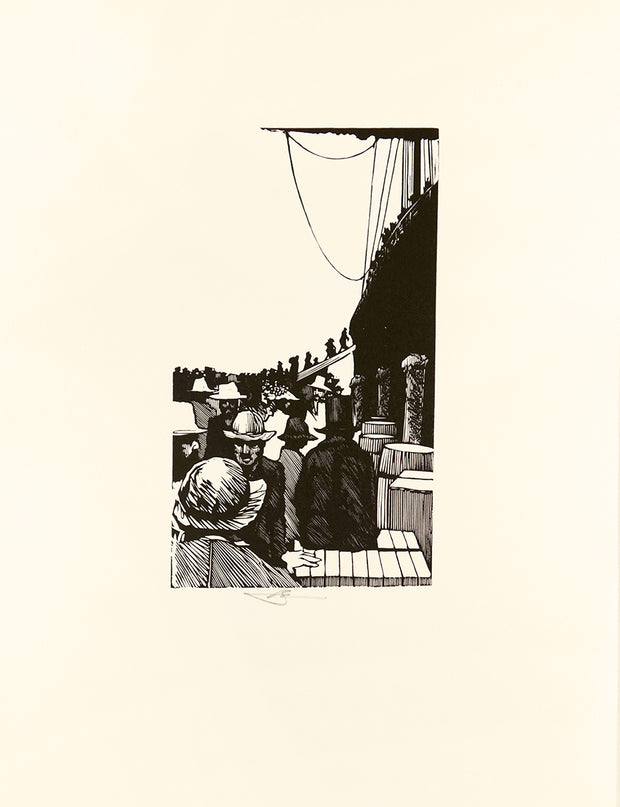 Gold Rush (Portfolio of 25 Wood Engravings) by Barry Moser - Davidson Galleries