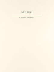 Gold Rush (Portfolio of 25 Wood Engravings) by Barry Moser - Davidson Galleries