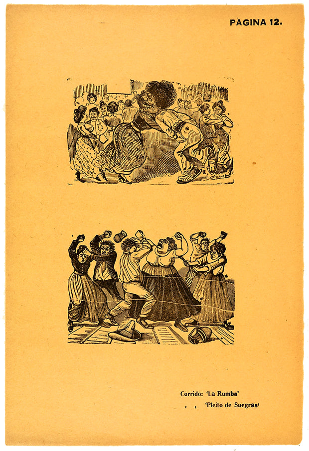 La Rumba / Pleito de Suegras (Rumba / Quarrel of Mother-in-Laws) by José Guadalupe Posada - Davidson Galleries