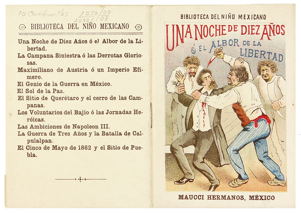 Una Noche de Diez Años o el Albor de La Libertad (A Night of Ten Years or the Dawn of Liberty) by José Guadalupe Posada - Davidson Galleries