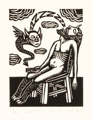 Seven Deadly Demons (Suite of 8 Linocuts) by Artemio Rodriguez - Davidson Galleries