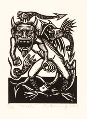 Seven Deadly Demons (Suite of 8 Linocuts) by Artemio Rodriguez - Davidson Galleries