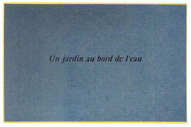 Un jardin au bord de l’eau (A garden on the water) (Bound portfolio of fine art prints) by Judith Rothchild - Davidson Galleries
