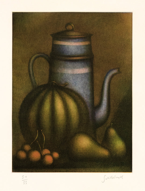 Cafetiere and Melon by Laurent Schkolnyk - Davidson Galleries