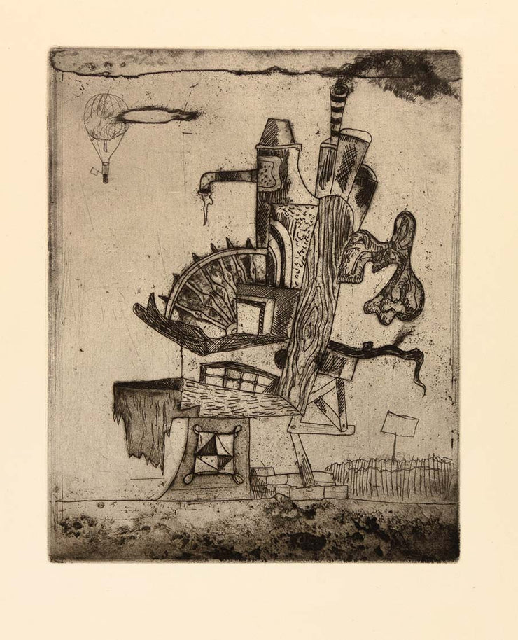 Protubérances Cardiaques Suite (Suite of 15 mixed etchings) by Kurt Seligmann - Davidson Galleries