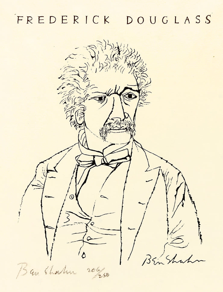 Frederick Douglass II by Ben Shahn - Davidson Galleries