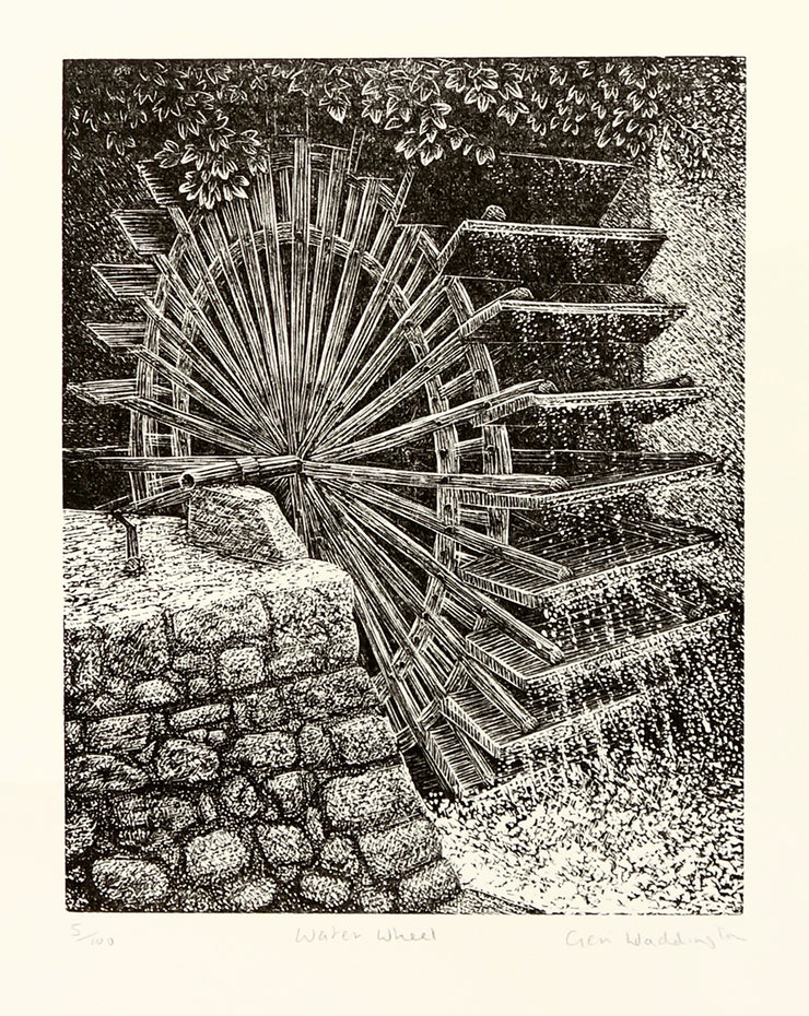 Water Wheel by Geri Waddington - Davidson Galleries