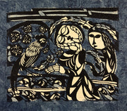 St. Peter's Denial (Matthew 26, 69-75) by Sadao Watanabe - Davidson Galleries