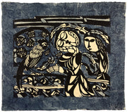 St. Peter's Denial (Matthew 26, 69-75) by Sadao Watanabe - Davidson Galleries