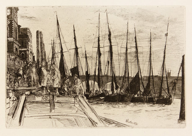 Billingsgate by James Abbott McNeill Whistler - Davidson Galleries