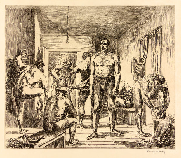 Men's Bath by Harry Wickey - Davidson Galleries