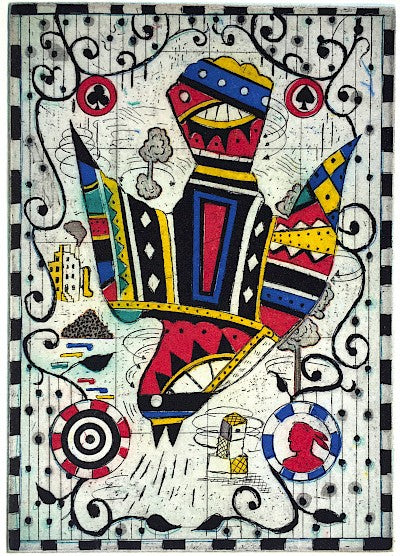 Algren’s Bird by Tony Fitzpatrick - Davidson Galleries