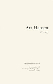 Art Hansen: Etchings by Art Hansen - Davidson Galleries