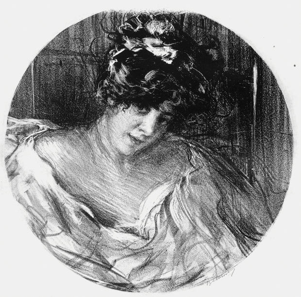Le Réveil (waking), Julie de Belleroche by Albert de Belleroche - Davidson Galleries