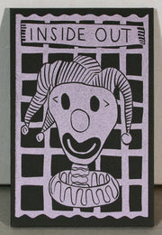 Inside Out (Accordion book of 4 linocuts) by Mare Blocker - Davidson Galleries