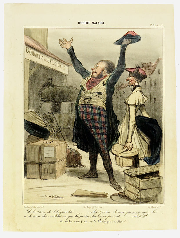 Douannede Belgique by Honoré Daumier - Davidson Galleries