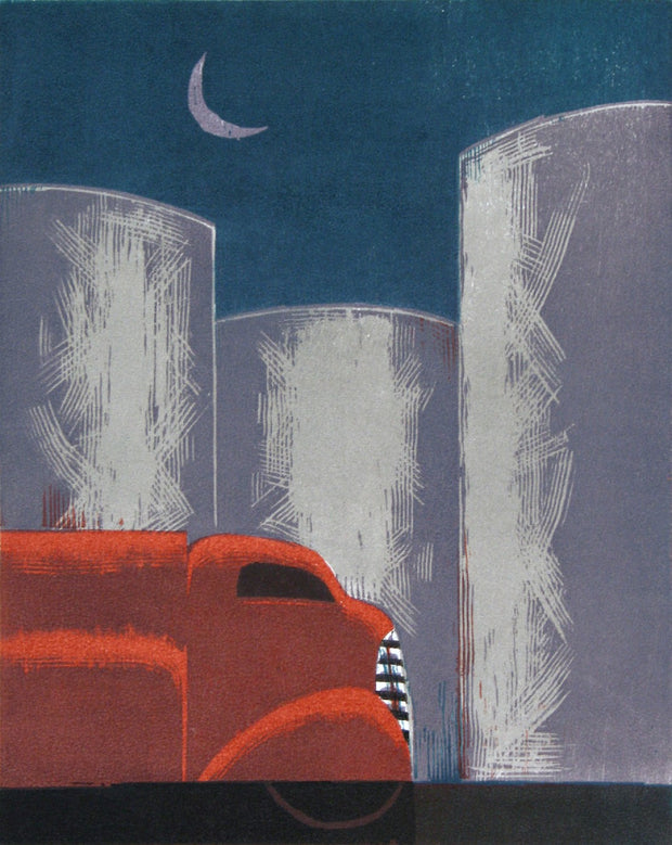 Moon, Oil Tanks by Lockwood Dennis - Davidson Galleries