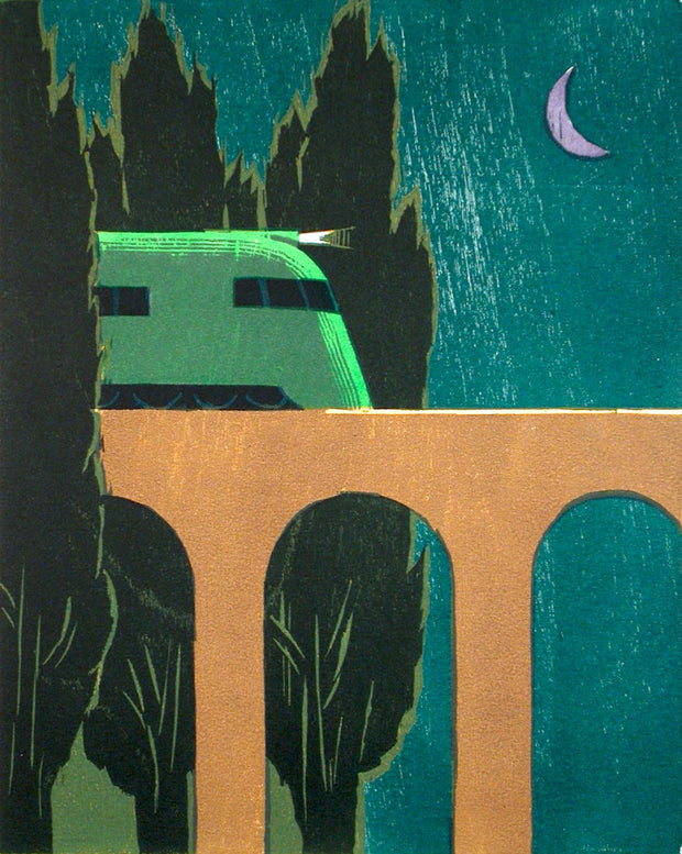 Moon, Viaduct by Lockwood Dennis - Davidson Galleries