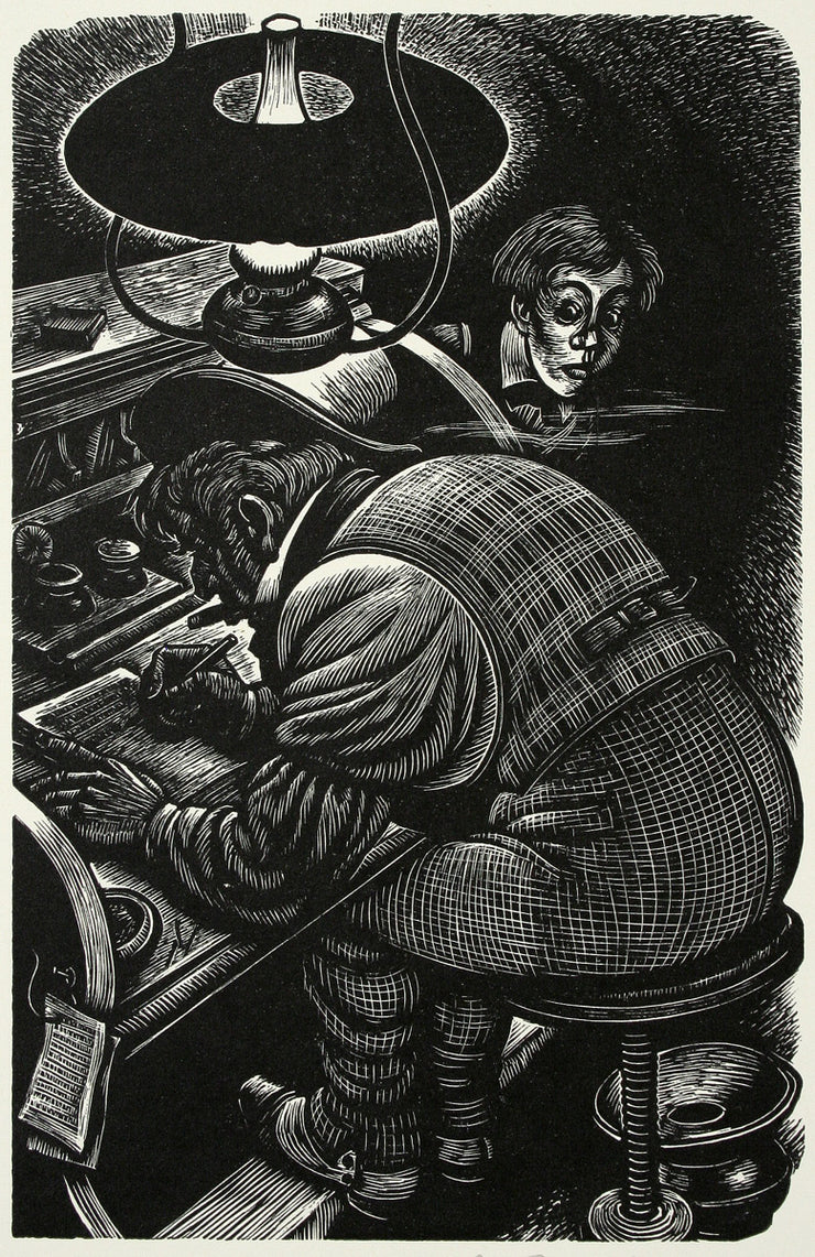 X-Ing a Paragrab by Fritz Eichenberg - Davidson Galleries