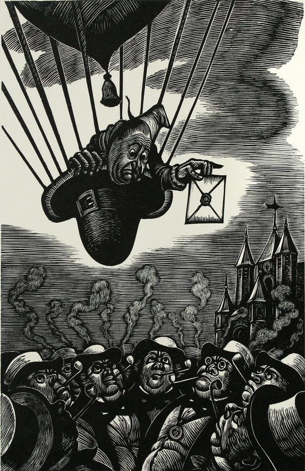 The Unparalleled Adventure of One Hans Pfaall by Fritz Eichenberg - Davidson Galleries