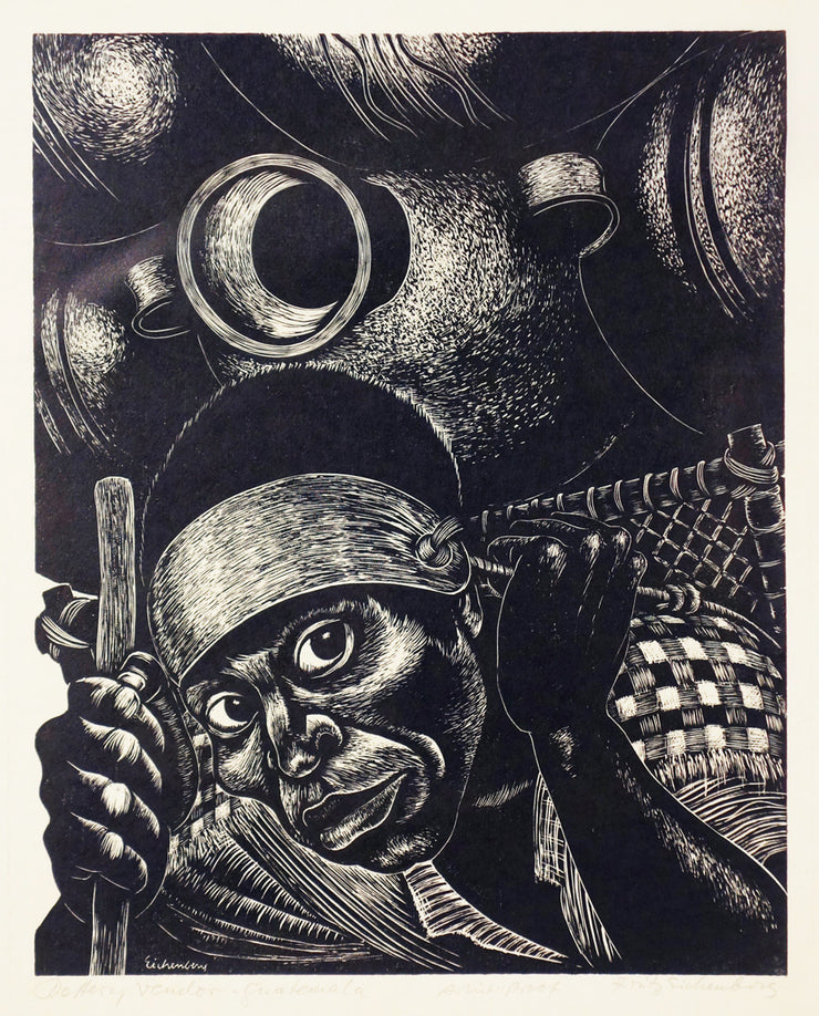 Pottery Vendor by Fritz Eichenberg - Davidson Galleries