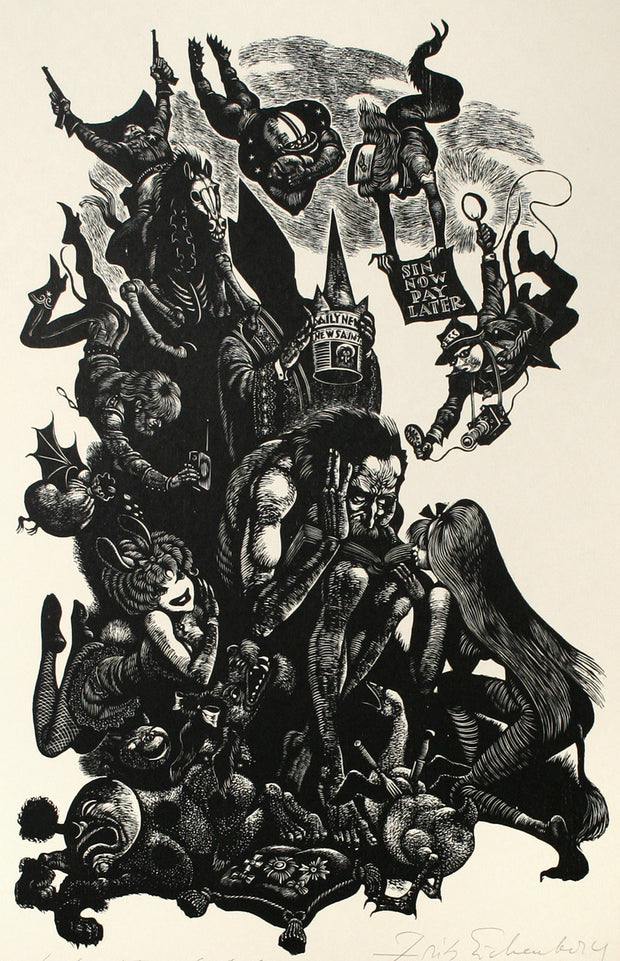 Temptation of St. Anthony by Fritz Eichenberg - Davidson Galleries