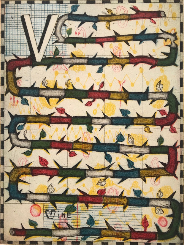 V by Tony Fitzpatrick - Davidson Galleries