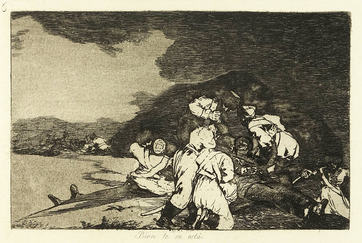 Bien te se Está (It Serves You Right) by Francisco Goya - Davidson Galleries