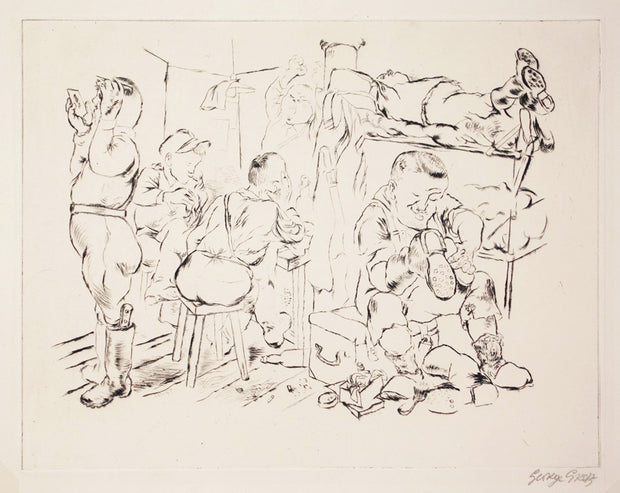 The End of a Perfect Day by George Grosz - Davidson Galleries