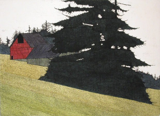 Hillside Farm #2 by Art Hansen - Davidson Galleries