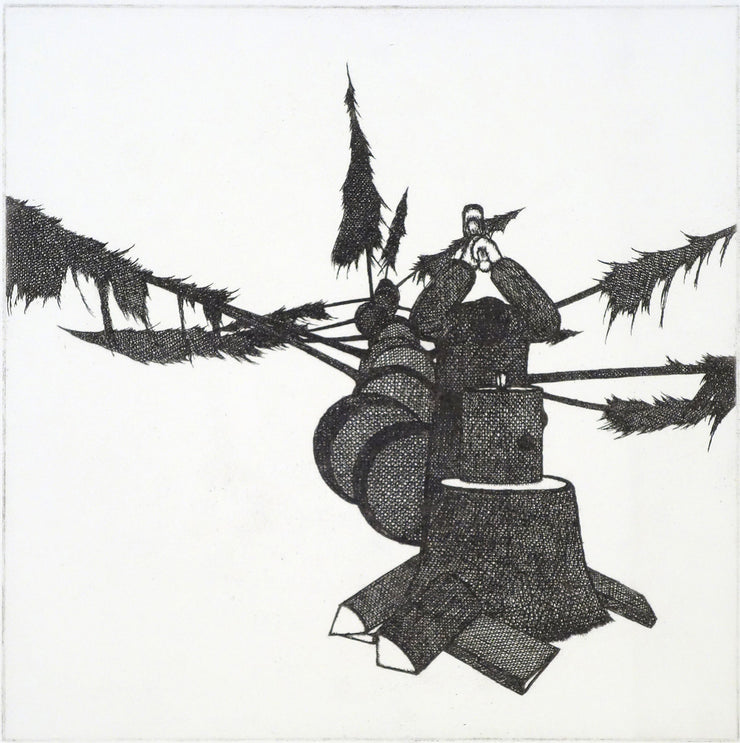 The Woodsplitter 1973 by Art Hansen - Davidson Galleries