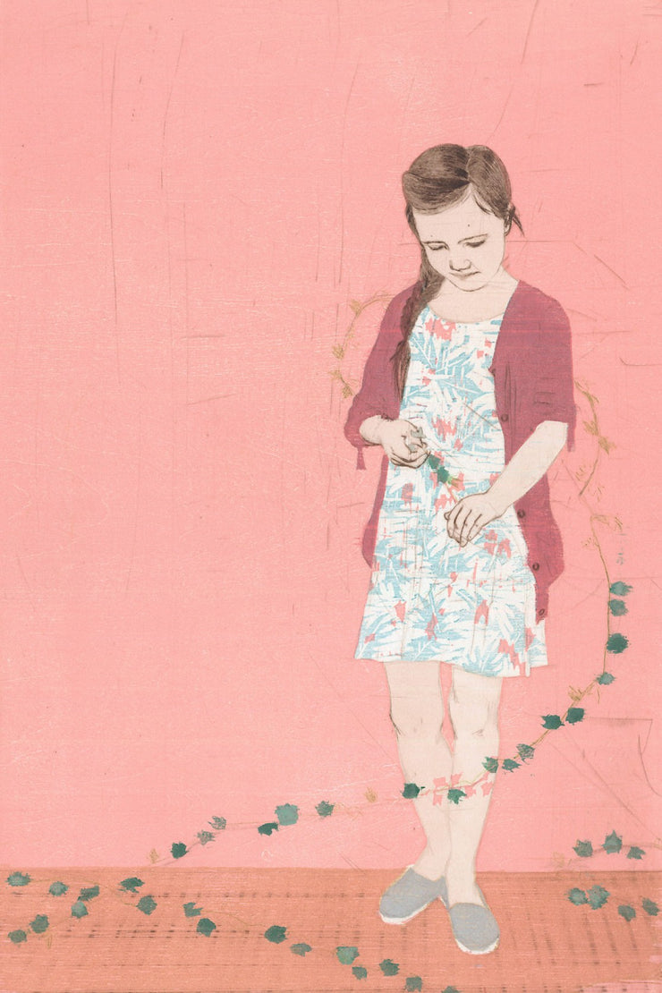 Girl and Garland I by Ellen Heck - Davidson Galleries