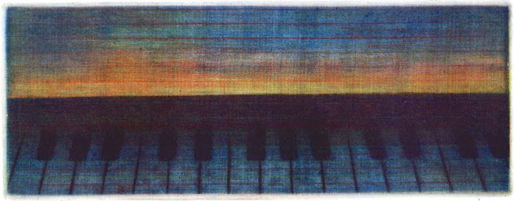 Homage "Sunset Piano" by Seiichi Hiroshima - Davidson Galleries