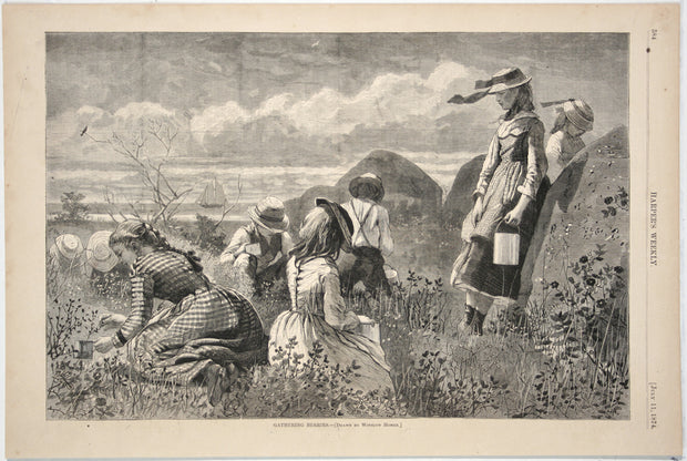 Gathering Berries by Winslow Homer - Davidson Galleries