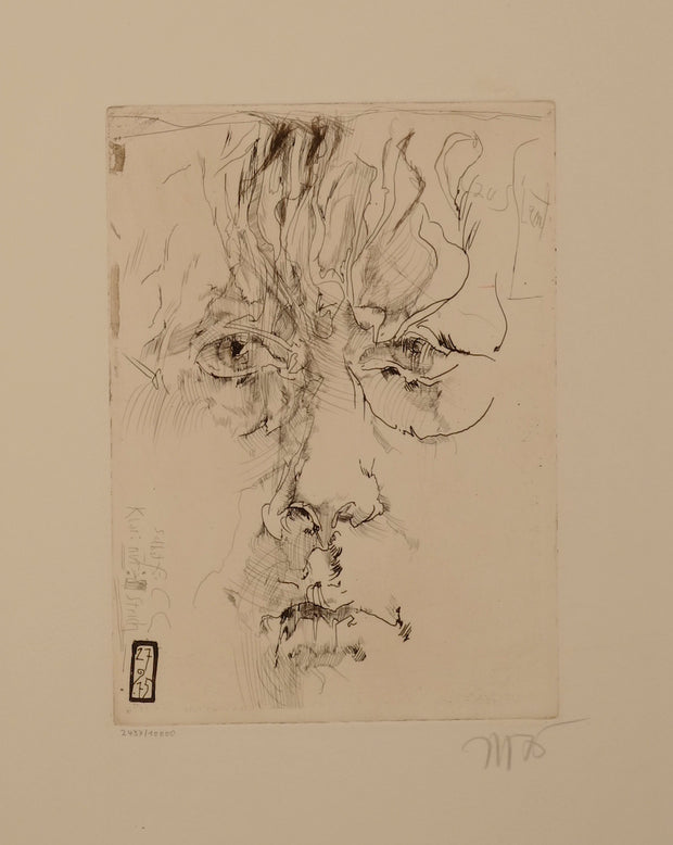 Self Portrait for CC Klar nur 8 Strich by Horst Janssen - Davidson Galleries