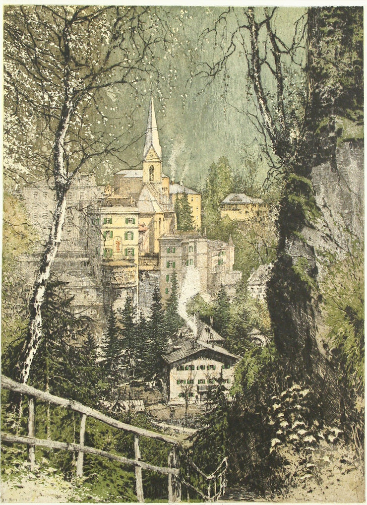 Bad Gastein (Austria) by Luigi Kasimir - Davidson Galleries