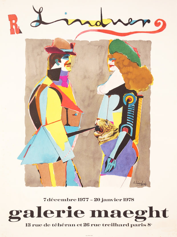 Untitled Exhibition Poster by Richard Lindner - Davidson Galleries