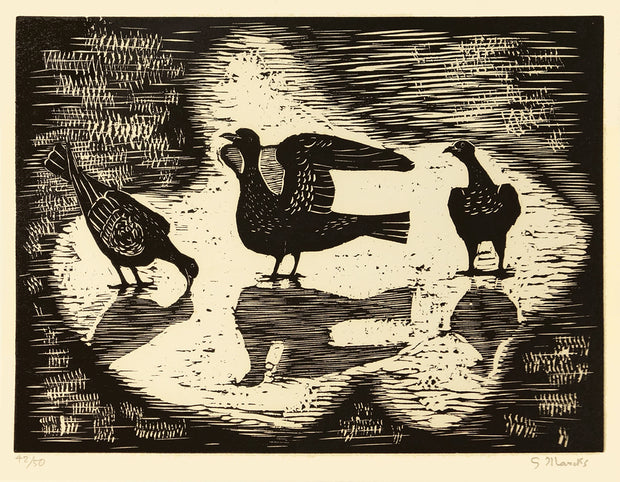 Ho Trinkende Tauben by Gerhard Marcks - Davidson Galleries