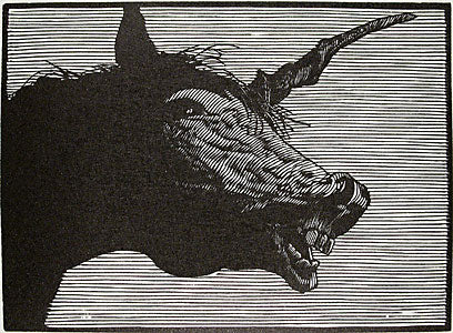 Unicorn from Bestiaire D'Amour by Barry Moser - Davidson Galleries