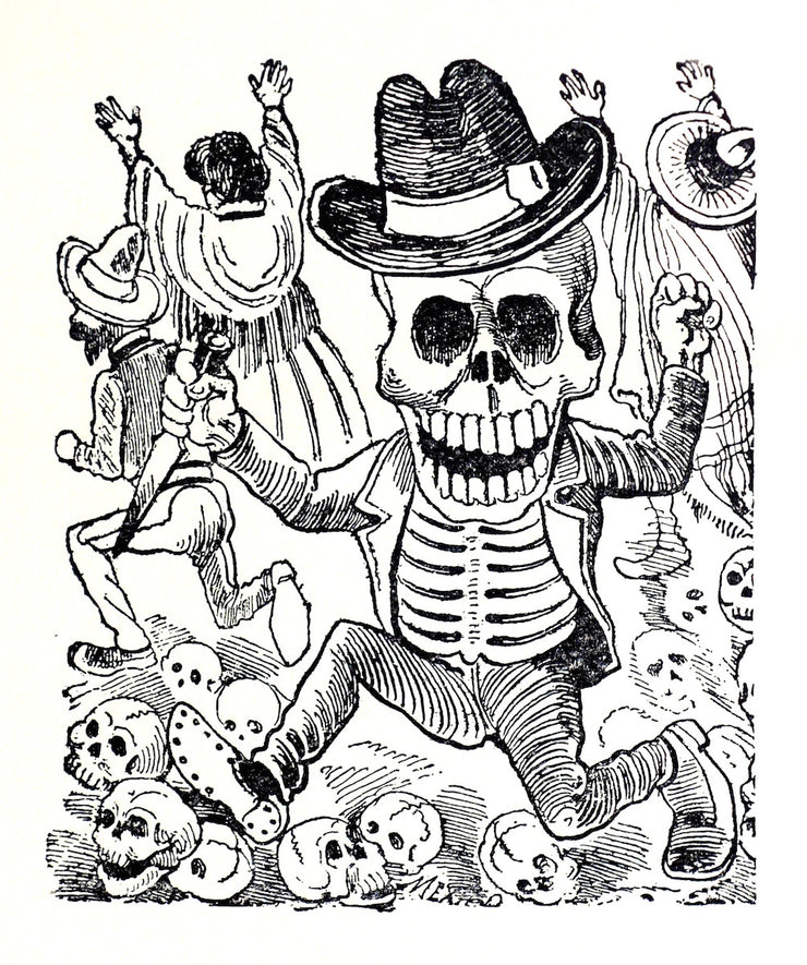 Las Revueltas Calaveras by José Guadalupe Posada - Davidson Galleries