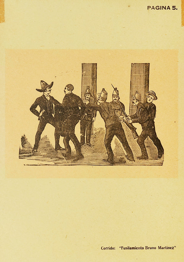 Corrido: Fusilamiento Bruno Martinez by José Guadalupe Posada - Davidson Galleries