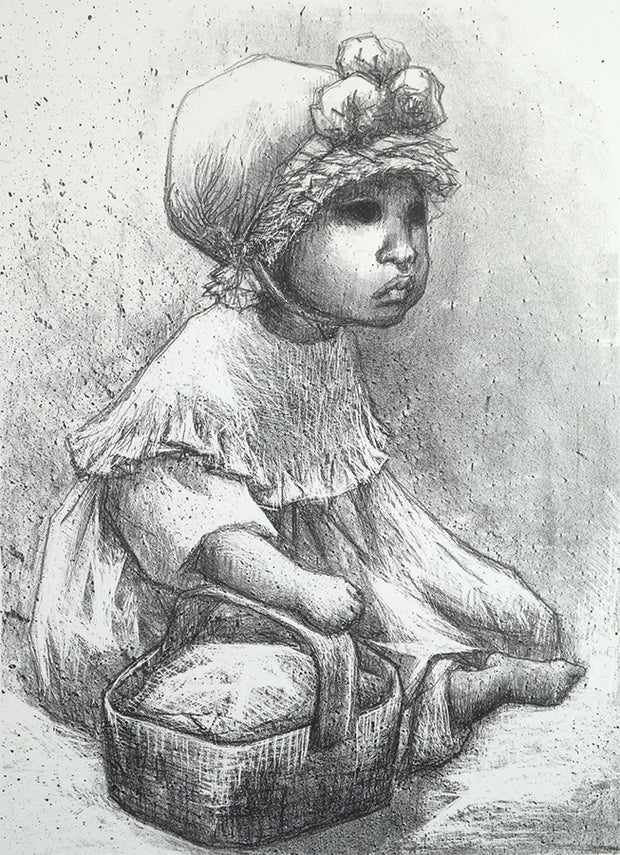 La Niña Con Conasta by Fanny Rabel - Davidson Galleries