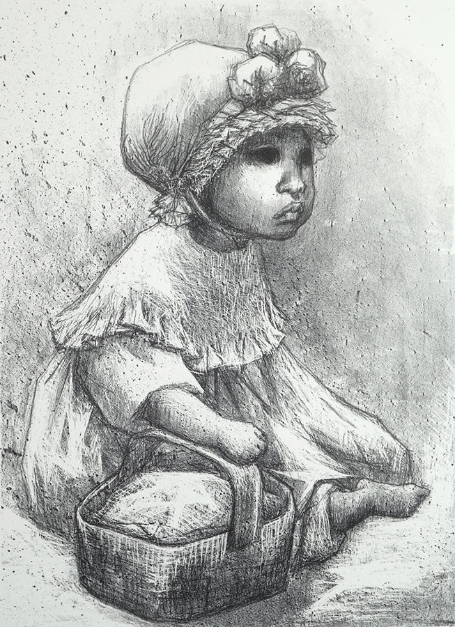 La Niña Con Conasta by Fanny Rabel - Davidson Galleries