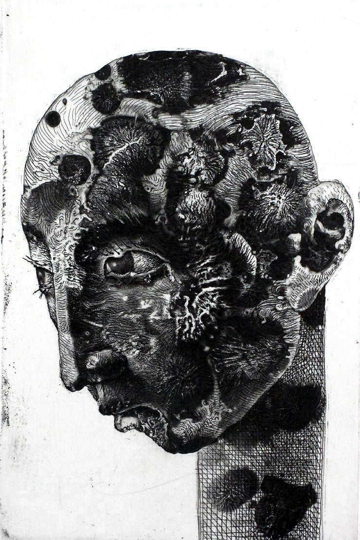 100 Faces (Portfolio of 103 intaglio prints) by Tomiyuki Sakuta - Davidson Galleries