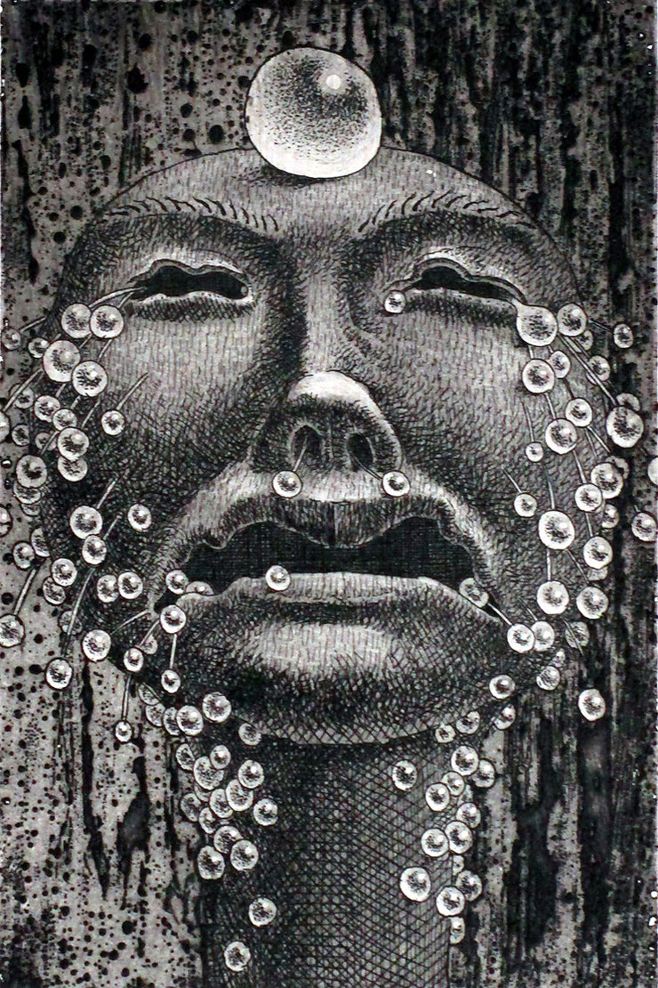 100 Faces (Portfolio of 103 intaglio prints) by Tomiyuki Sakuta - Davidson Galleries