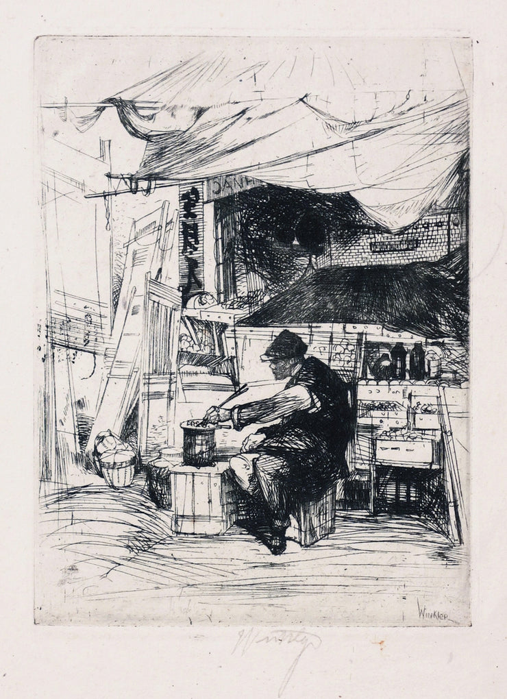 Chow Seller by John William J. Winkler - Davidson Galleries