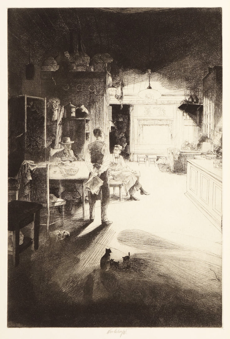 Chinese Drugstore - Plate C by John William J. Winkler - Davidson Galleries