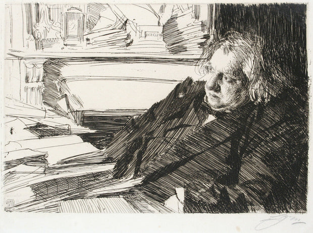 Ernst Renan by Anders Leonard Zorn - Davidson Galleries